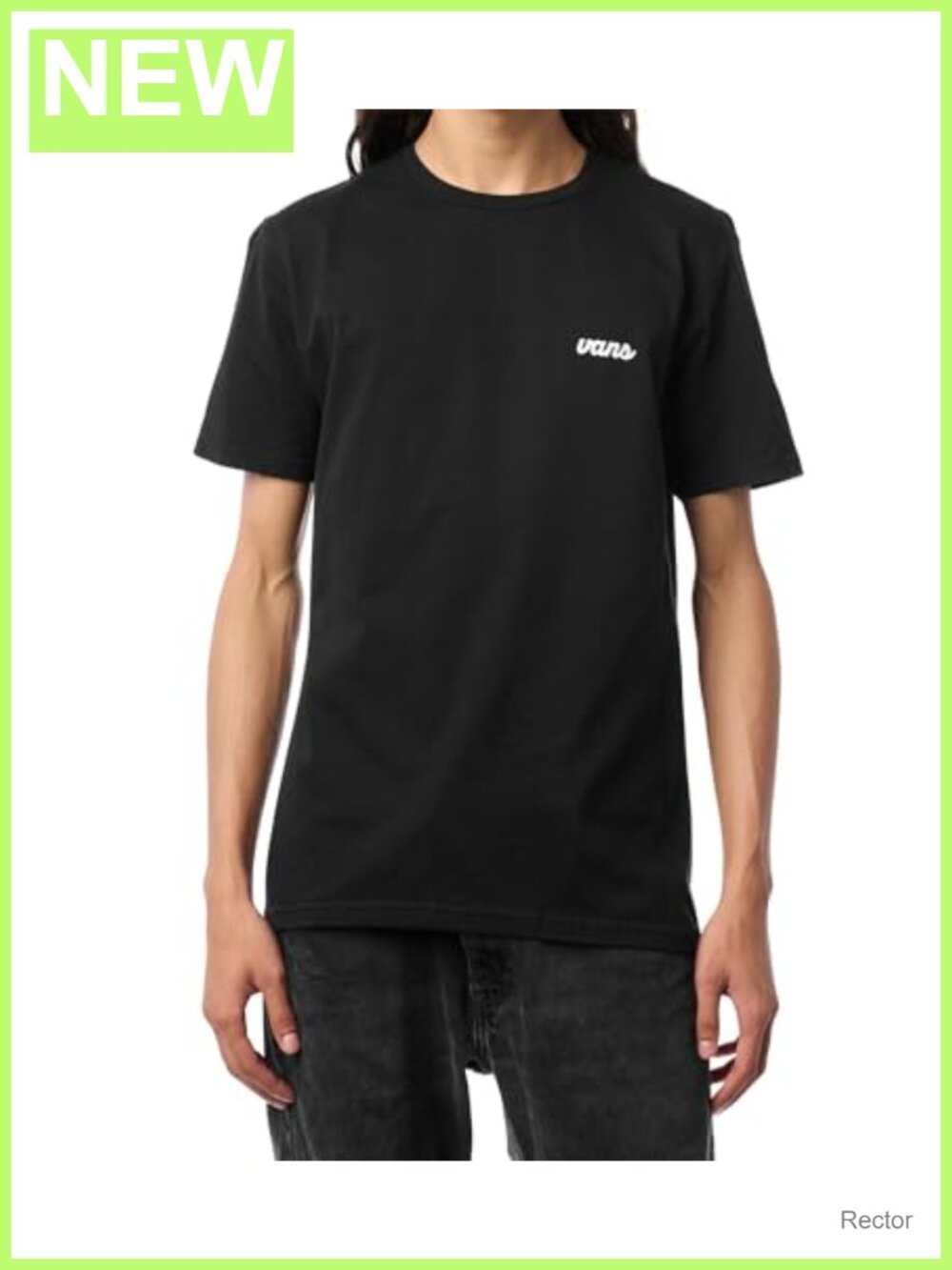 Unisex Scripted Logo Crew Neck Short Sleeve T-Shirt Relaxed Fit